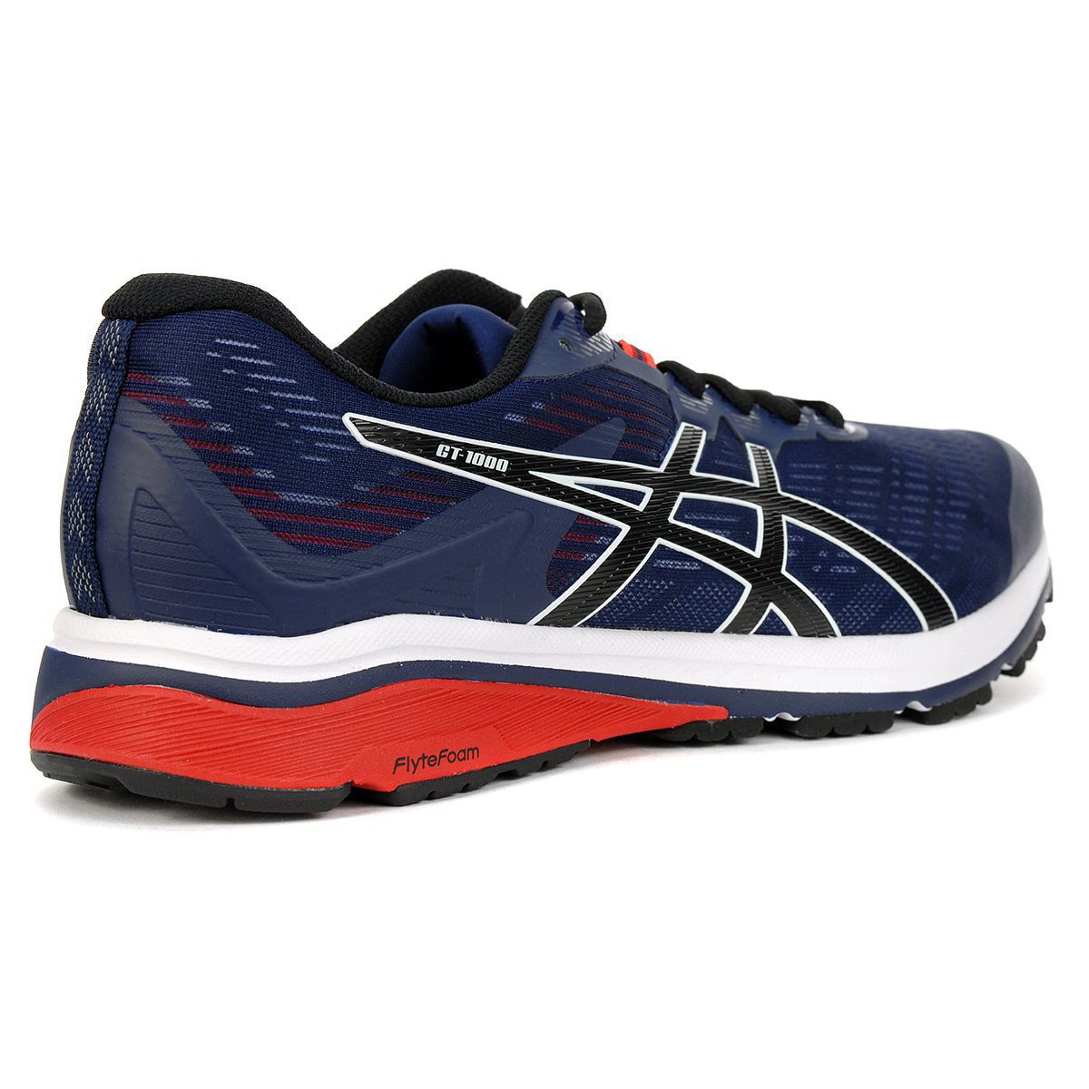 ASICS Men�s GT1000 8 (Wide) Peacoat/Black Running Shoes