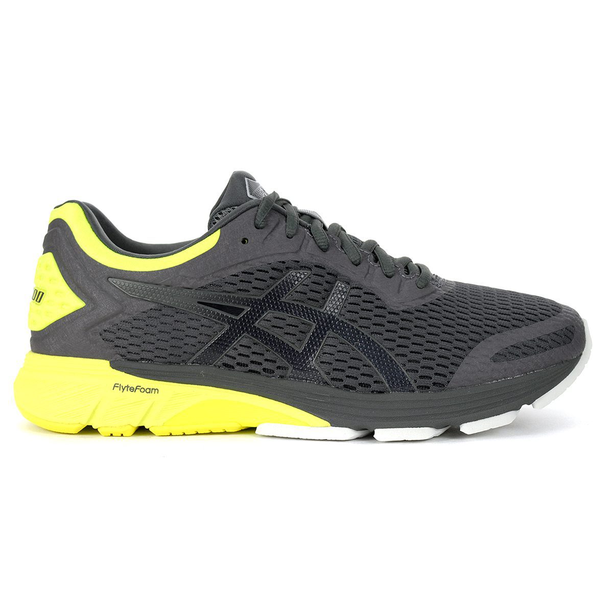 ASICS Men's GT-4000 (Wide) Dark Grey/Safety Yellow Running Shoes 1011A157.020...