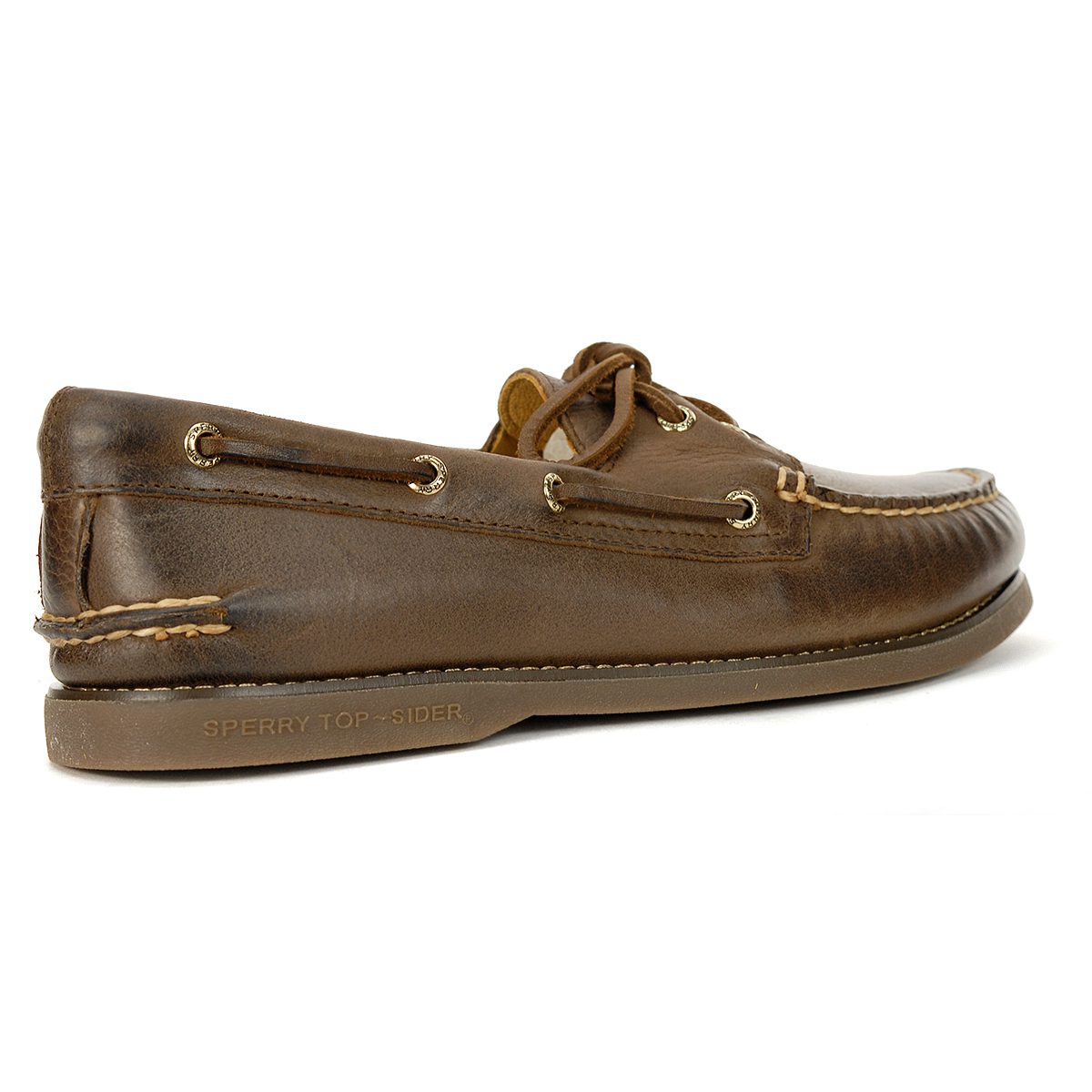 Sperry Men's Gold Cup Authentic Original 2-Eye Brown Boat Shoes