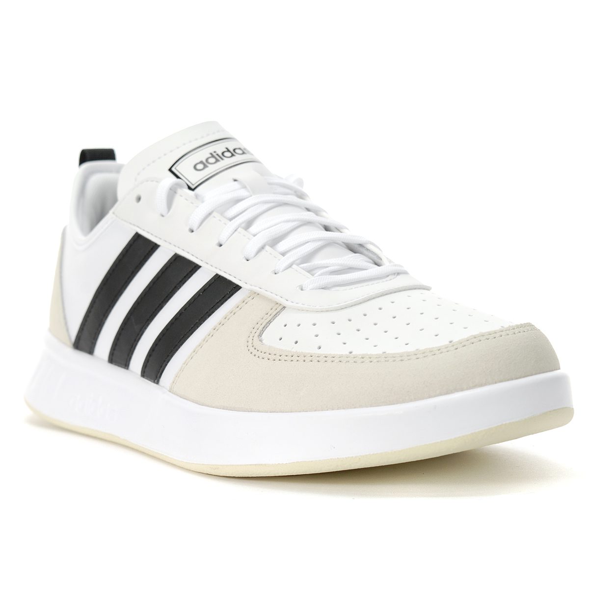 Adidas Men's Court 80s Cloud White/Core Black/Raw White Sneakers EE9663 ...