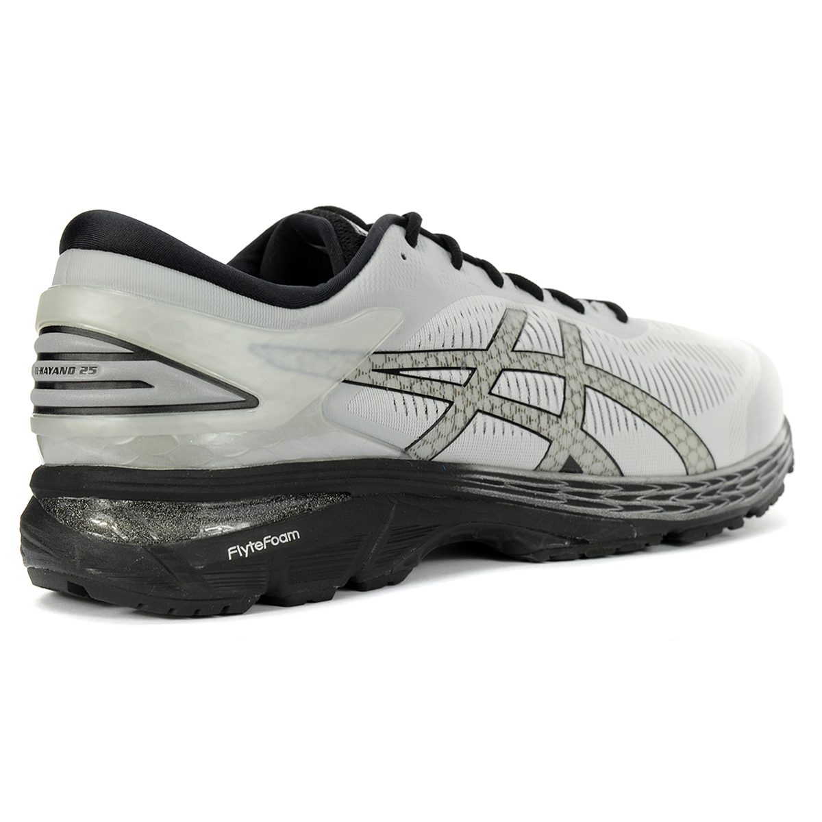 ASICS Men's Gel-Kayano 25 (Extra Wide) Glacier Grey/Black Running Shoes ...