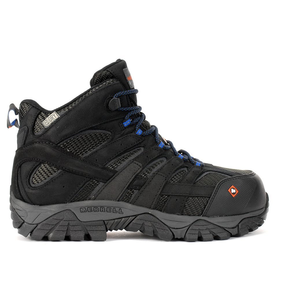 merrell moab 2 vent mid waterproof comp toe work boot