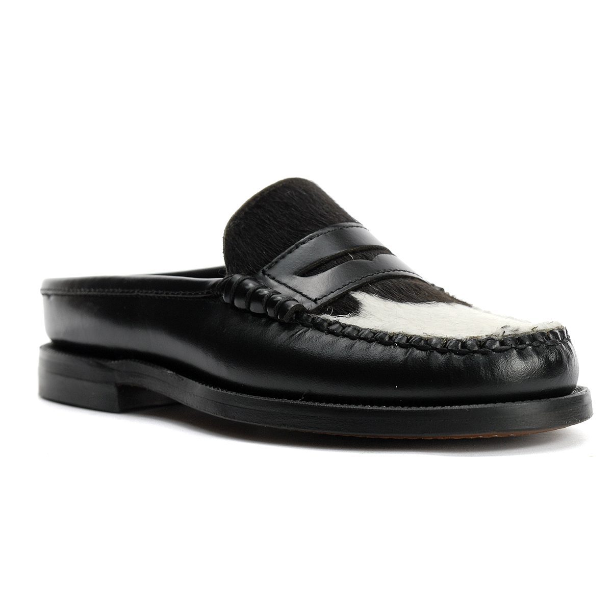 Sebago Women's Dan Clog Cow Black Boat Shoes 7002N60.987 - WOOKI.COM