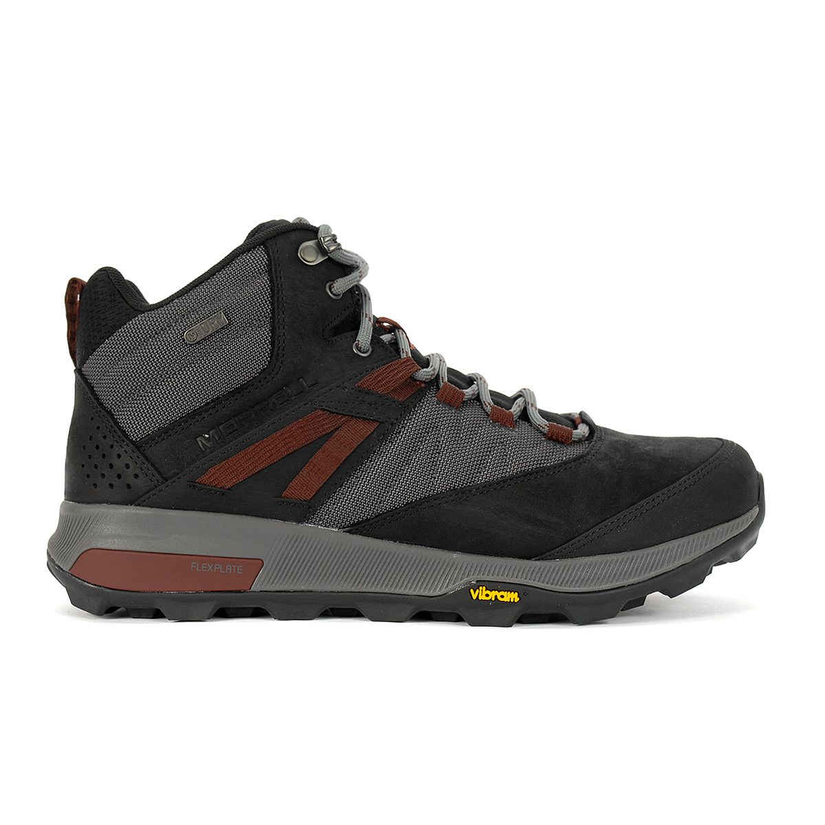 Original Merrell Zion Mid Waterproof Men's Hiking Shoes Black J16885 