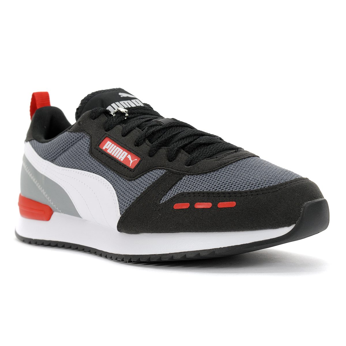 puma black running shoes