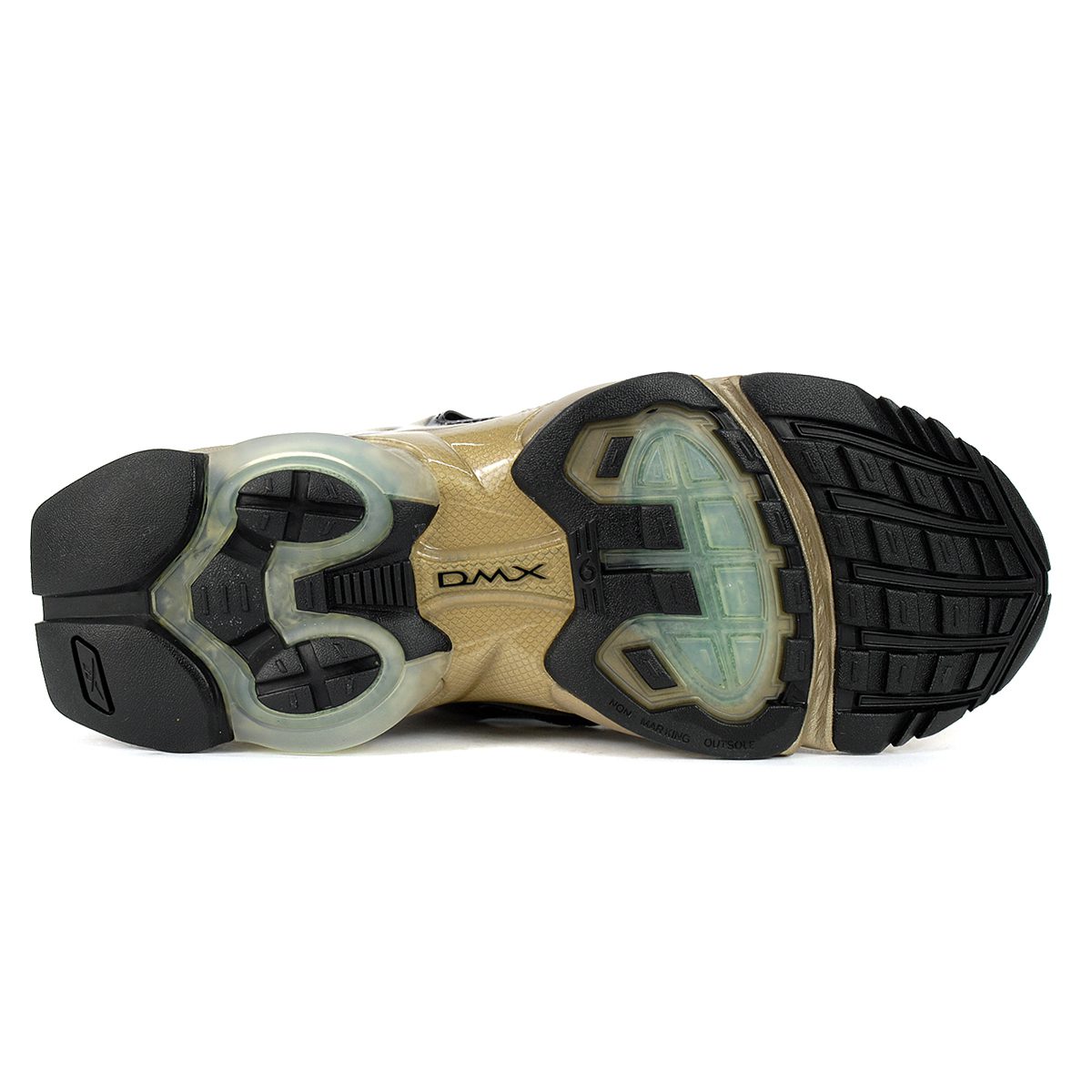 Reebok Men�s Fury DMX TXT Gold/Black Sneakers DV4601