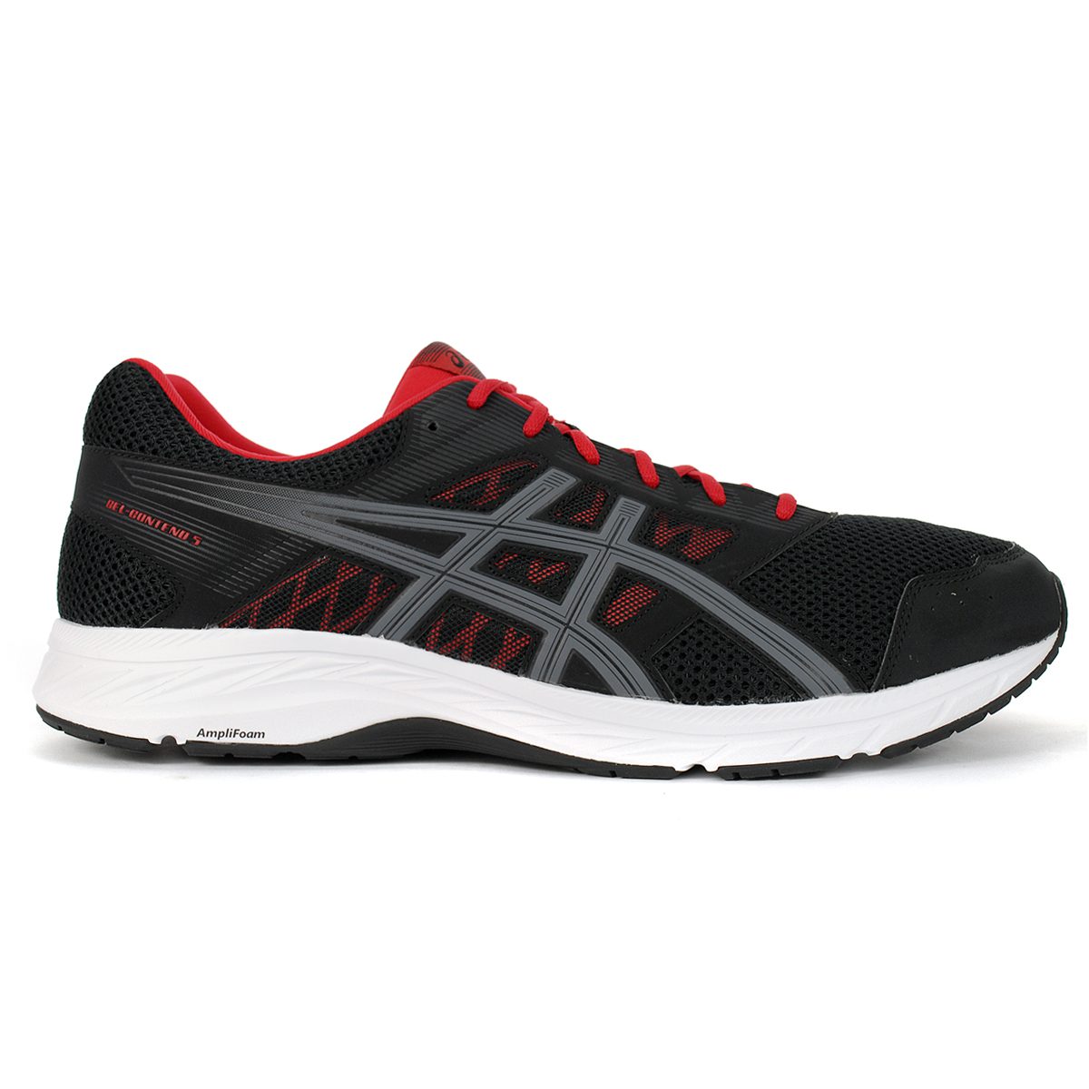 ASICS Men's Gel-Contend 5 (Extra Wide) Black/Metropolis Running Shoes ...