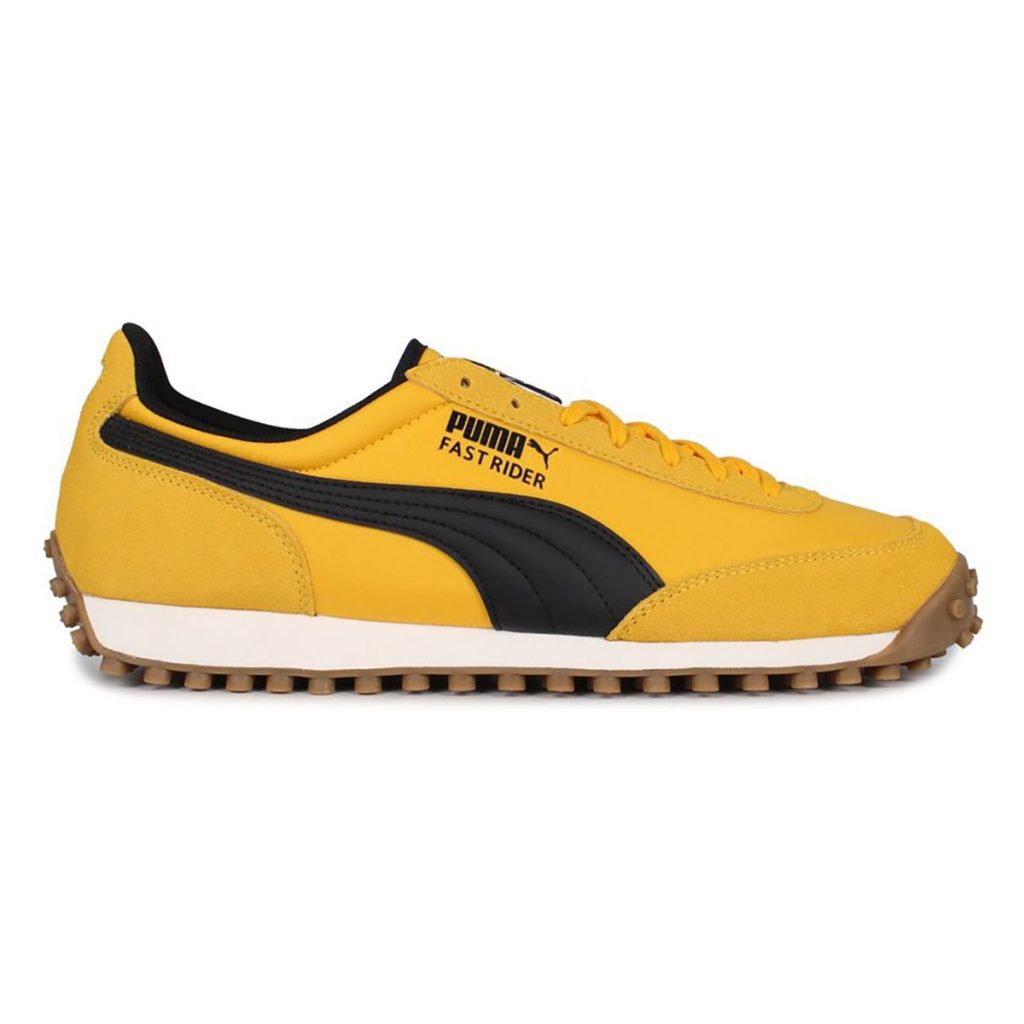 Puma Men's Fast Rider Source Spectra Yellow/Whisper White Sneakers ...