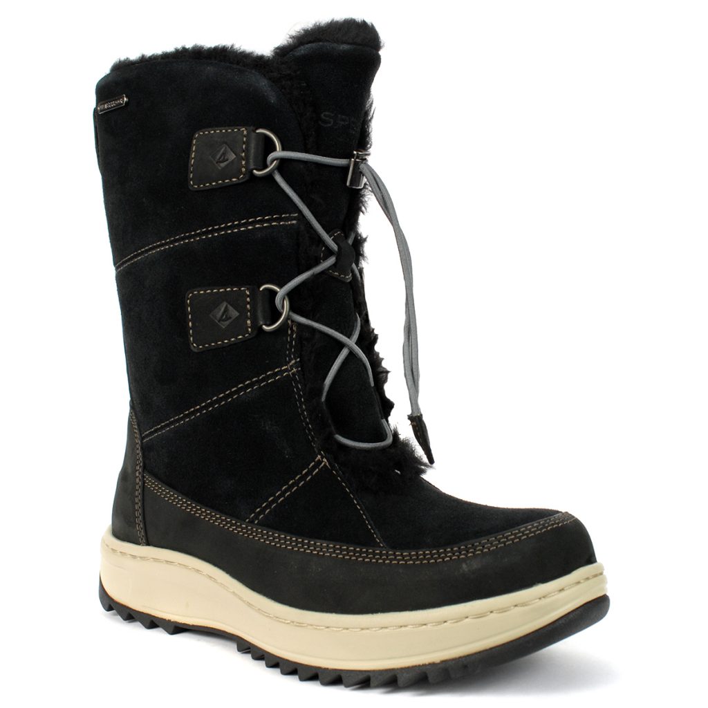 sperry suede snow boots