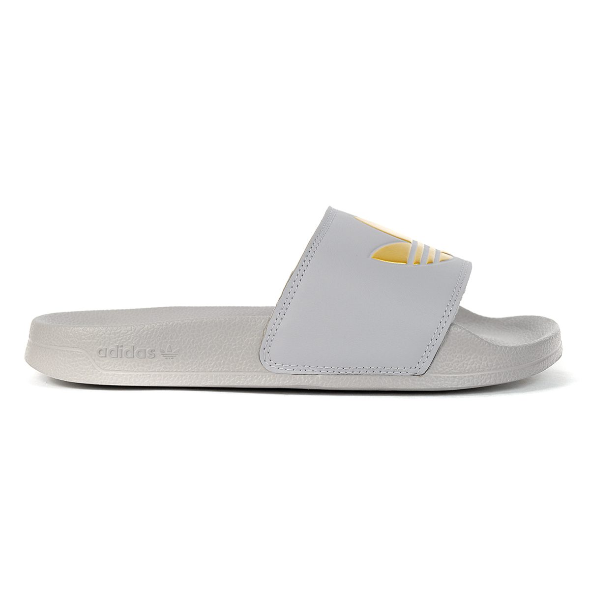 gold adidas slides womens