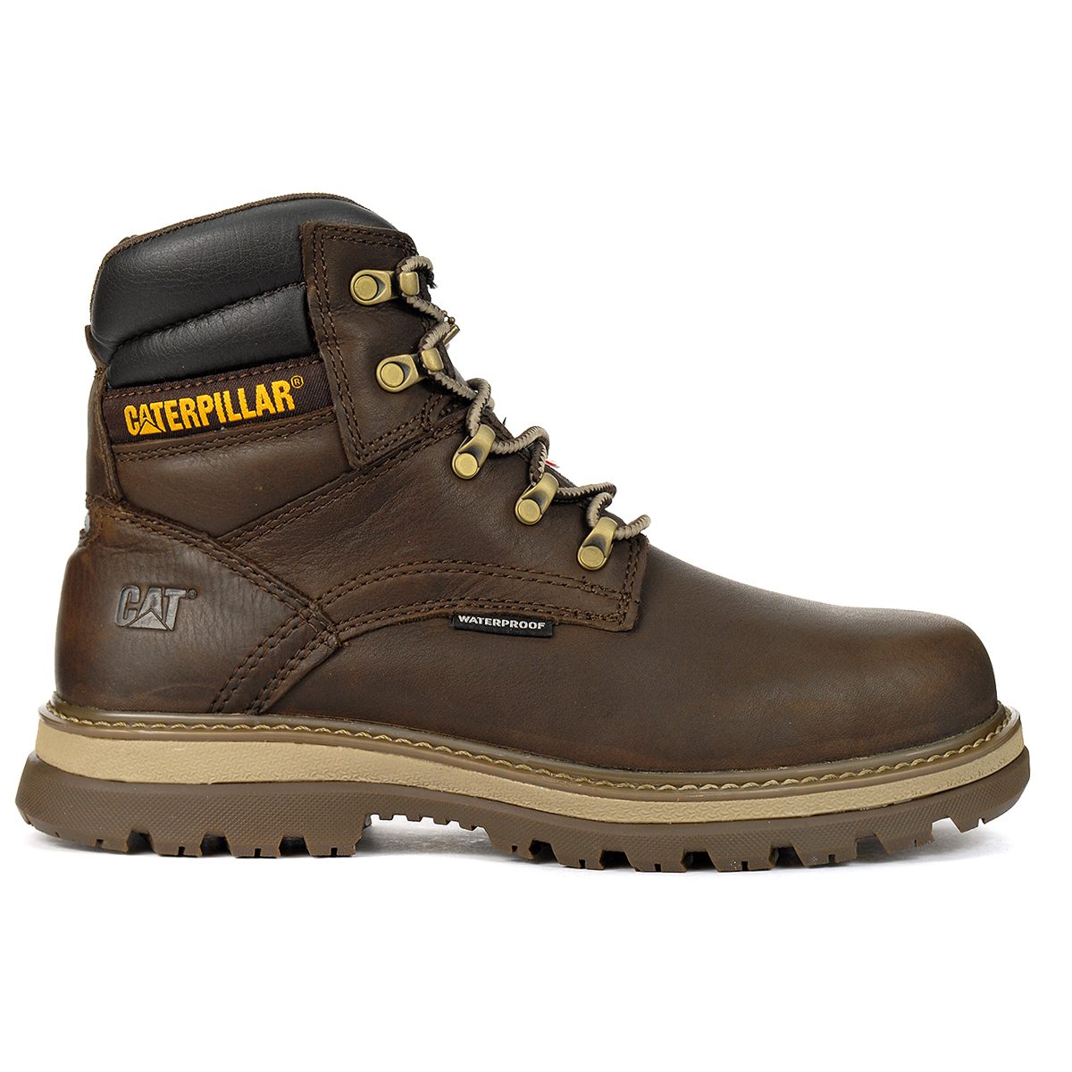 Caterpillar Men's Fairbanks Waterproof (Wide) Mulch CSA Steel Toe Work ...