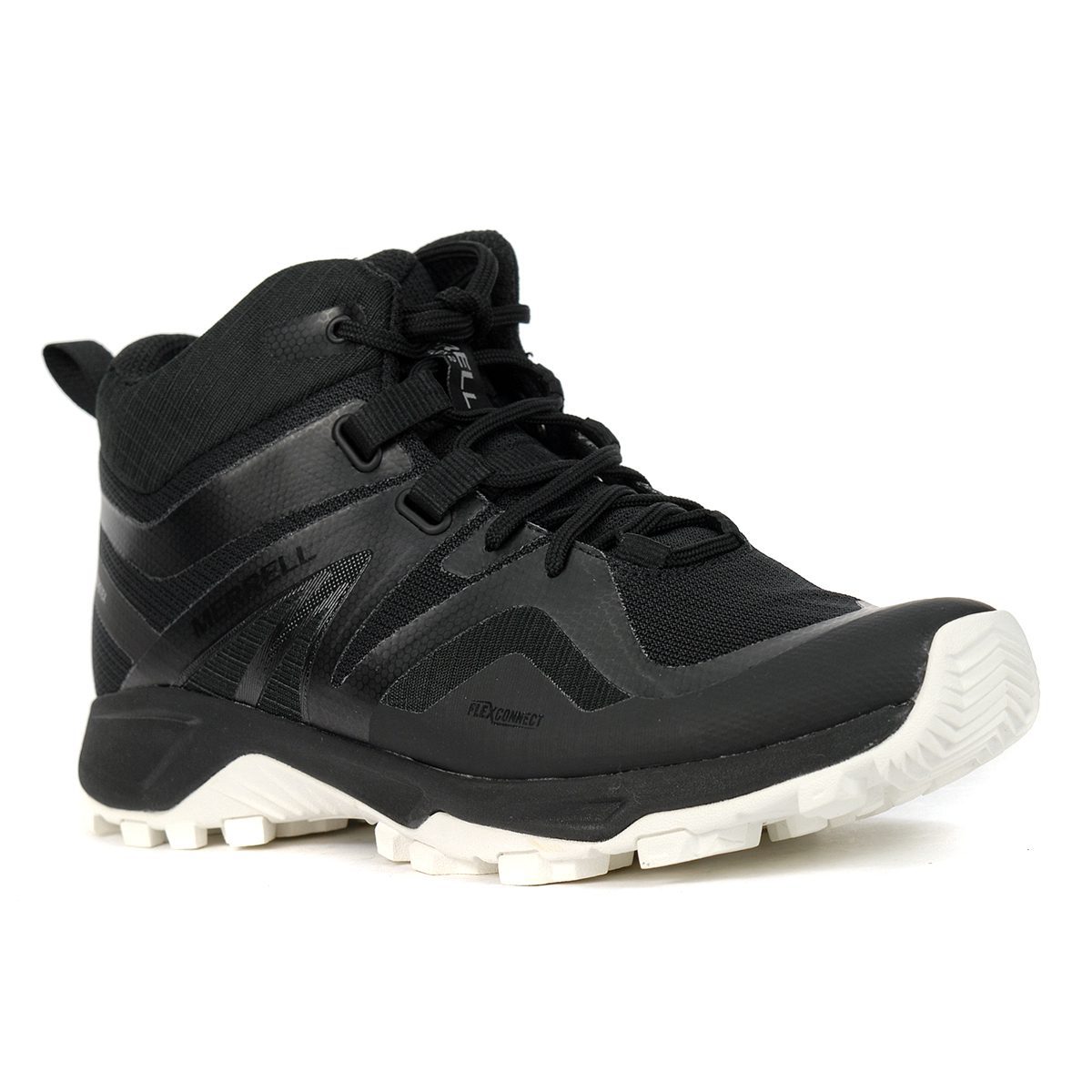 Merrell Men's MQM Flex 2 GTX Black/White Mid Trail Shoes J034223 ...