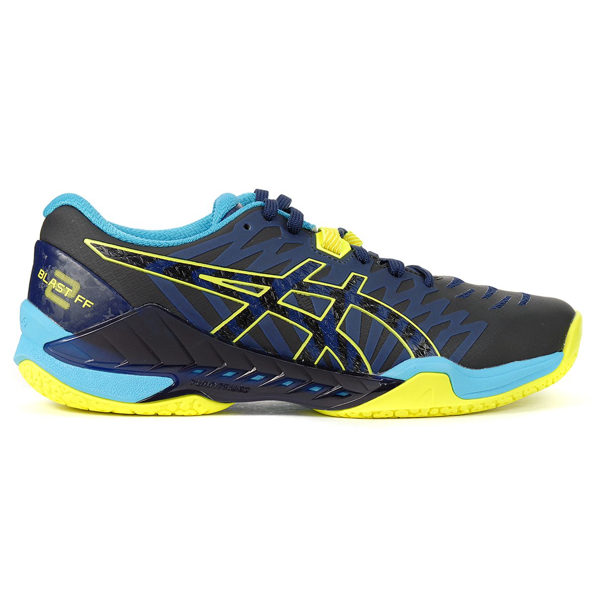ASICS Men's Blast FF 2 Black/Safety Yellow Court shoes 1071A044.400 NEW ...