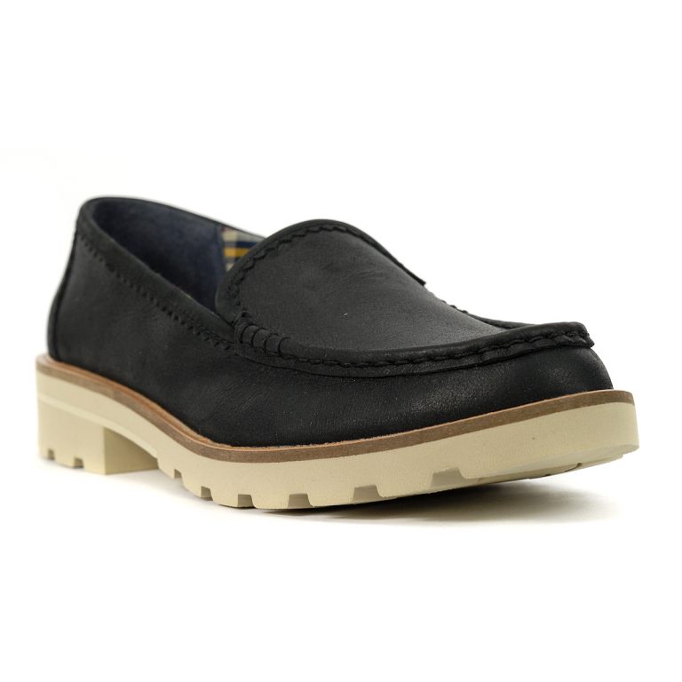 sperry lug sole leather moccasins