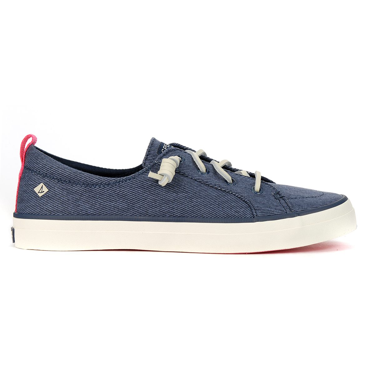 Sperry Women's Crest Vibe Washed Twill Navy Sneakers STS84912 NEW | eBay