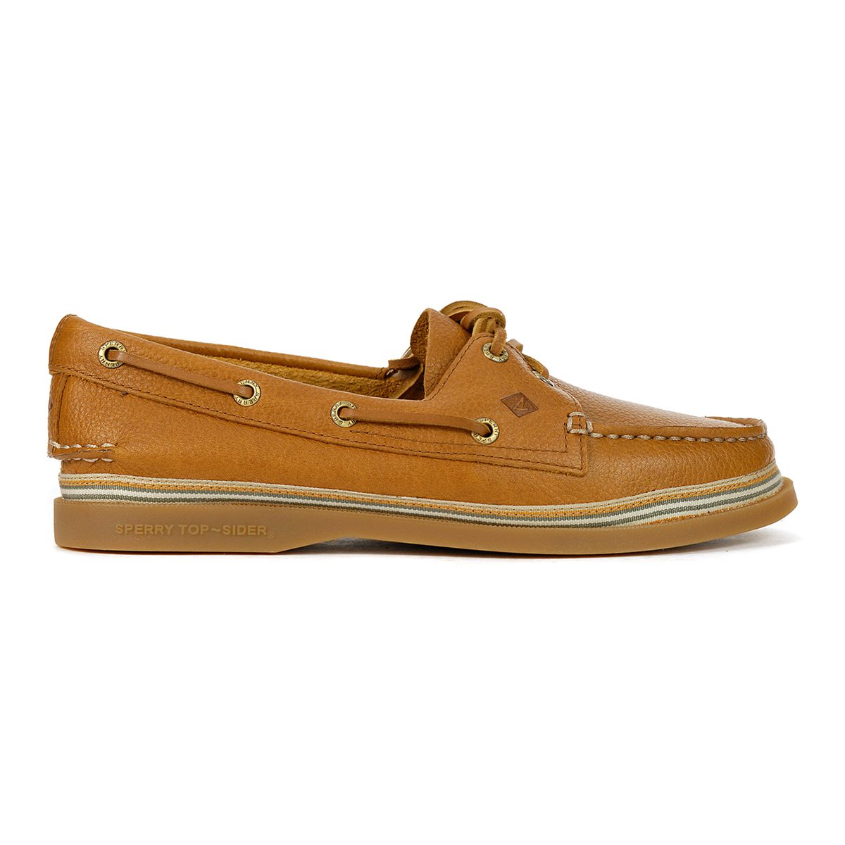 tan womens sperry boat shoe