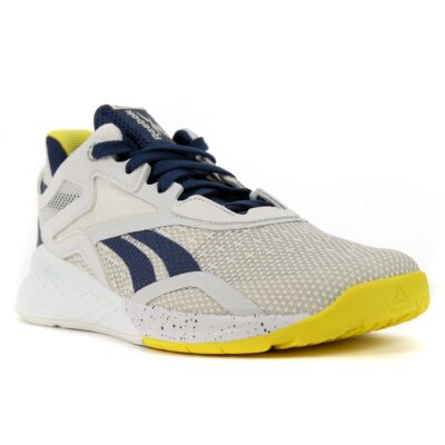 Reebok Women's Nano X True Grey 1/Vector Navy/Chartreuse Training Shoes  FV6766 - WOOKI.COM