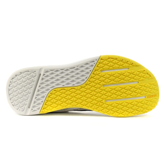 Reebok Women's Nano X True Grey 1/Vector Navy/Chartreuse Training Shoes FV6766 - Image 4