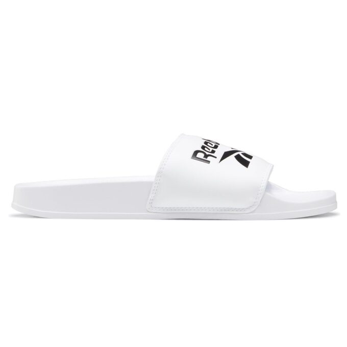 Reebok Unisex Classic White/Black Slides FW6229