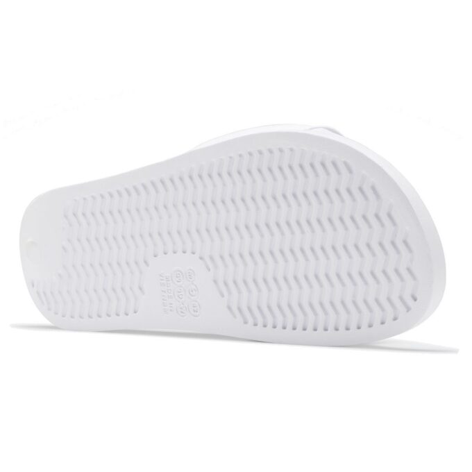 Reebok Unisex Classic White/Black Slides FW6229 - Image 3