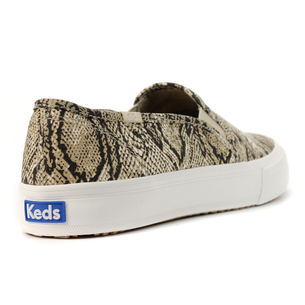 women's snakeskin slip on sneakers