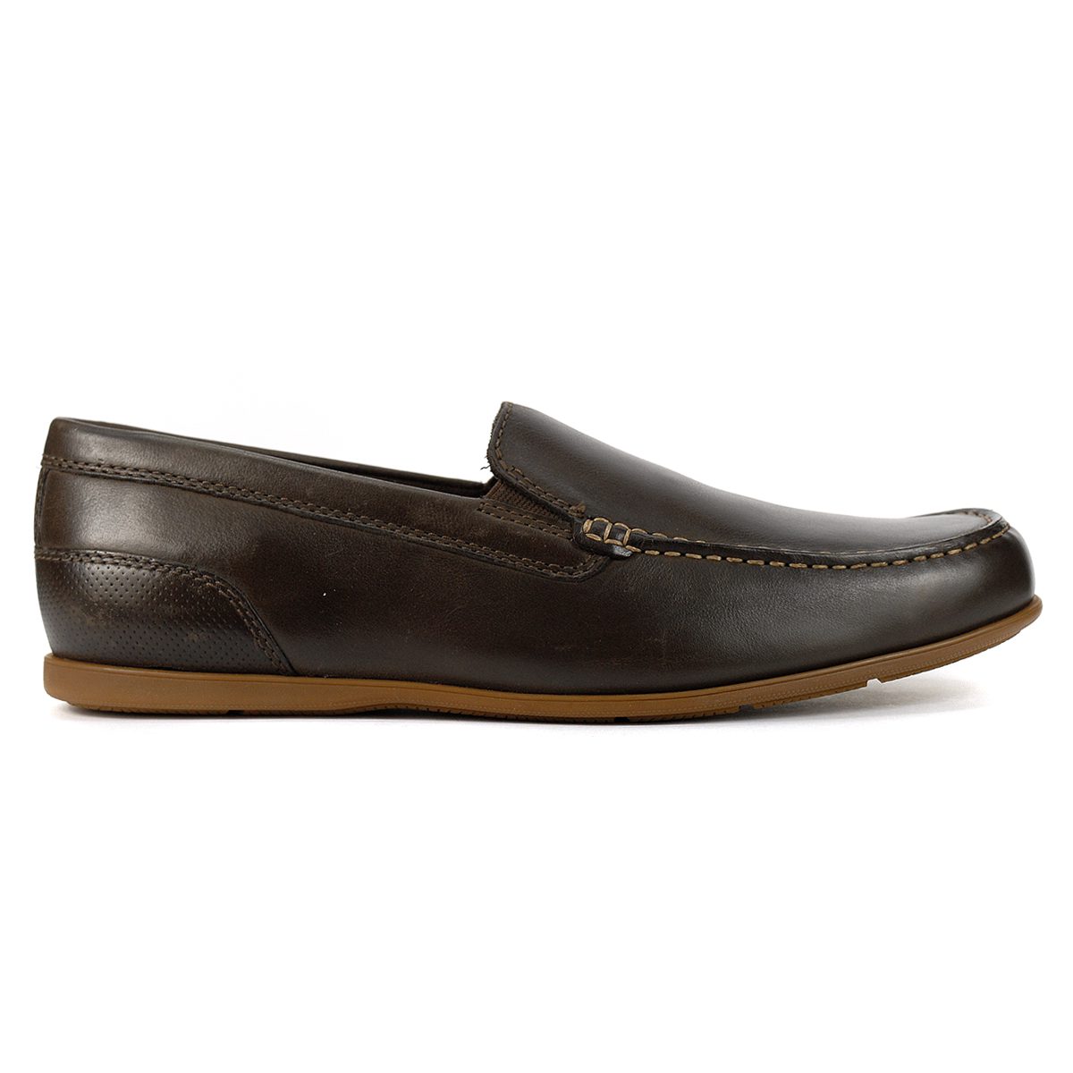 Rockport Men's Malcom Venetian (Wide) Java Loafers CH8537 - WOOKI.COM