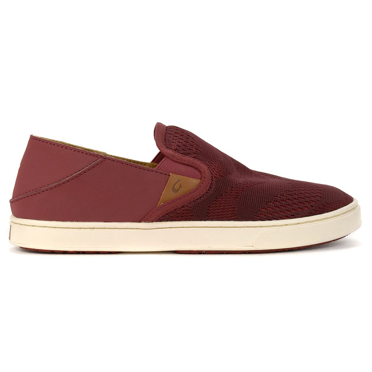 OluKai Women's Pehuea Red Ginger/Rose Wood Casual Slip-On Shoes
