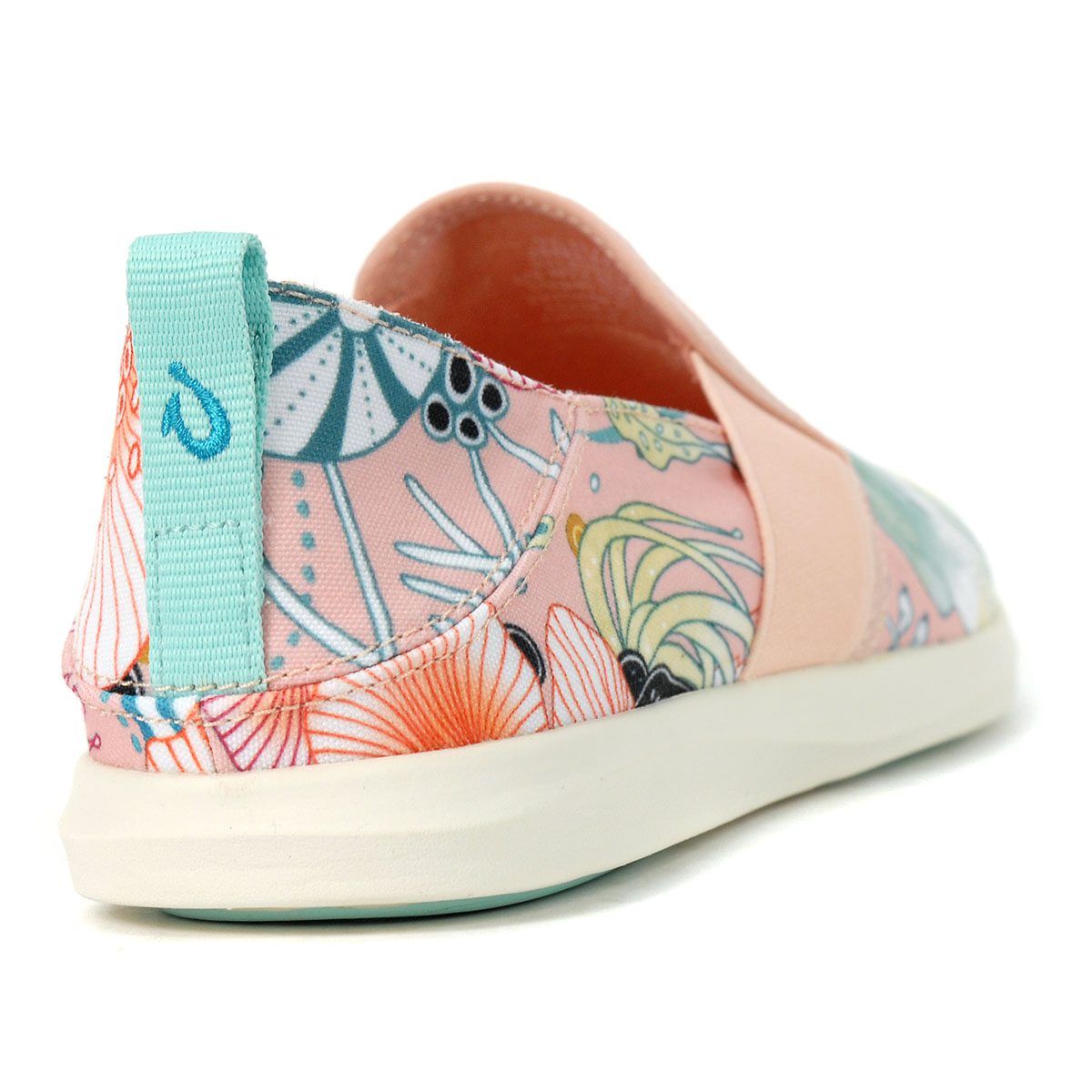 OluKai Women's Hale‘iwa Pa'i Dusty Pink/Coral Slip-On Sneakers - WOOKI.COM