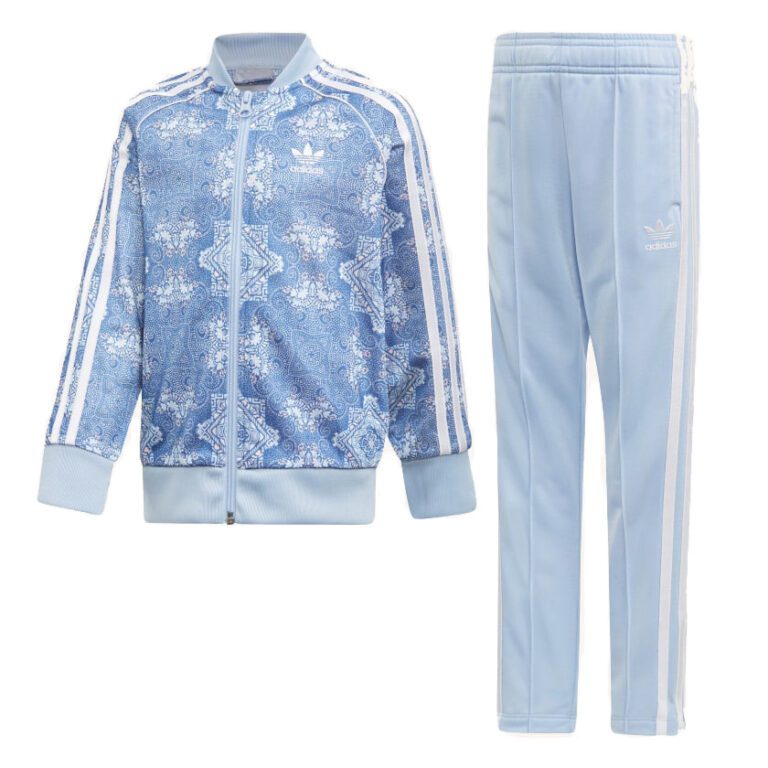 Adidas Kids Culture Class SST Clear Sky/White Tracksuit