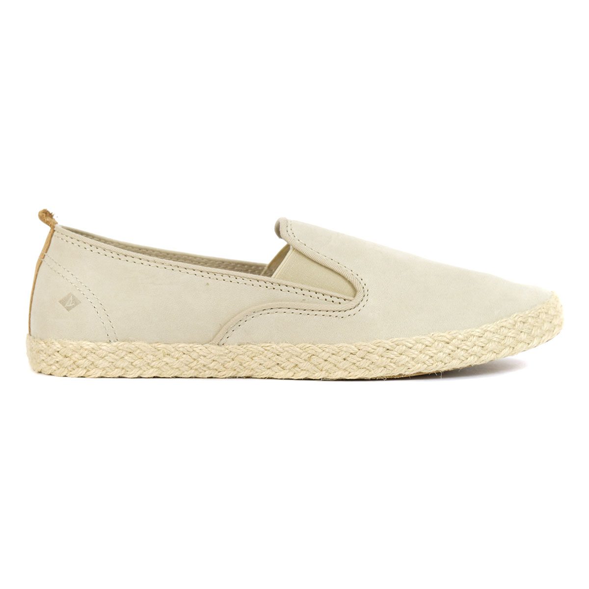 Sperry Women's Sailor Twin Gore Ivory Jute Slip-Ons STS84894 - WOOKI.COM