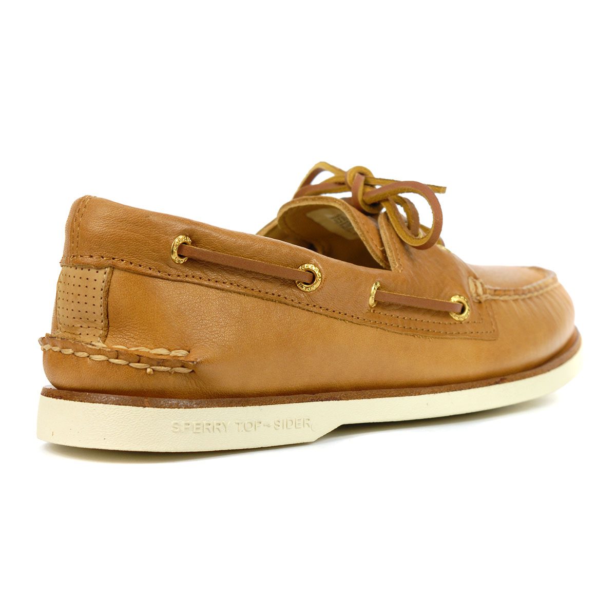 Sperry Top-Sider Men's Gold Cup AO 2-Eye Tan Soft Leather Boat Shoes ...