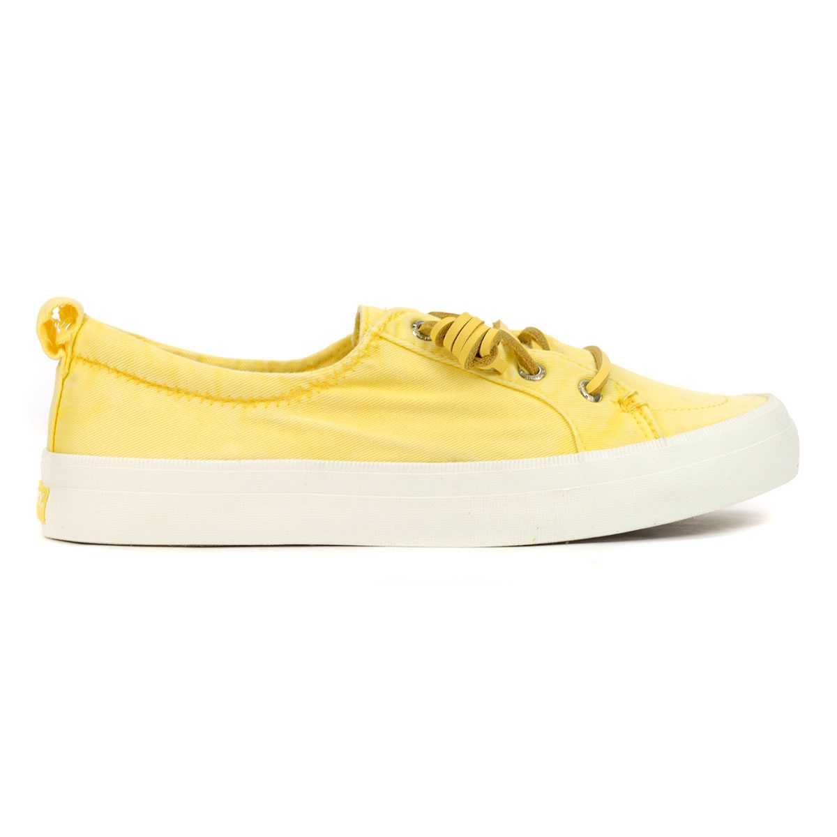 yellow sperry sneakers