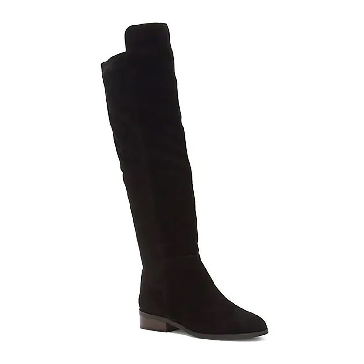Lucky Brand Calypso Black Suede Over The Knee Boots - WOOKI.COM