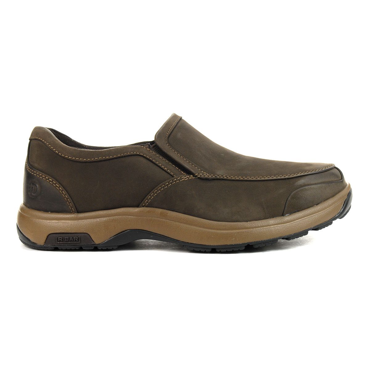 Dunham Men's 8000 Battery Park Brown/Nubuck Slip-On Shoes CH3007 ...