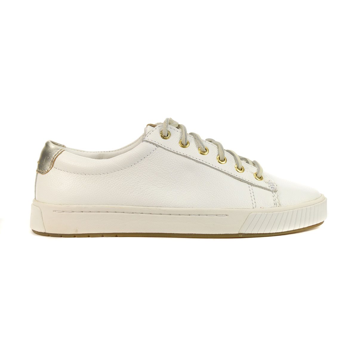 Sperry Women's Anchor Plushwave White Leather Sneakers STS84978 - WOOKI.COM