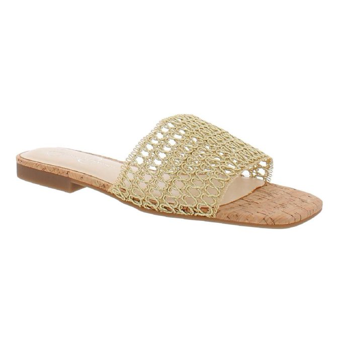 Jessica Simpson Rilane Champagne Slide Sandals - Image 2