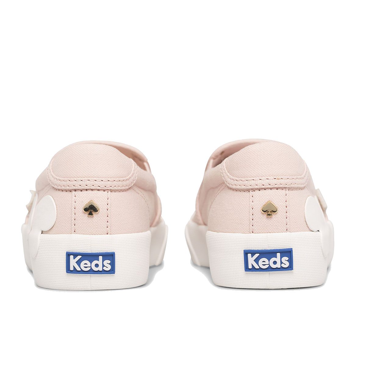 Keds x Kate Spade New York Crew Kick Pink Heart Slip-On Sneakers WF65105 -  