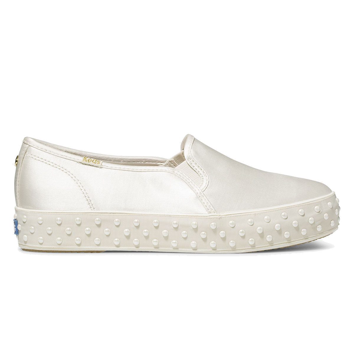 Keds x Kate Spade New York Triple Decker White Slip-On Sneakers WF60495