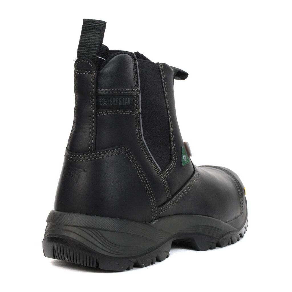 Caterpillar Men's Propane CSA Black PullOn Steel Toe Work Boots
