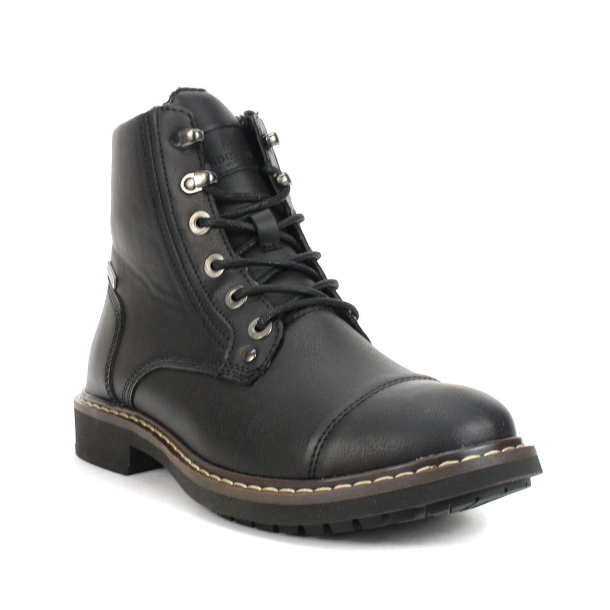 London Fog Men's Jordan Black Winterized Ankle Boots - WOOKI.COM