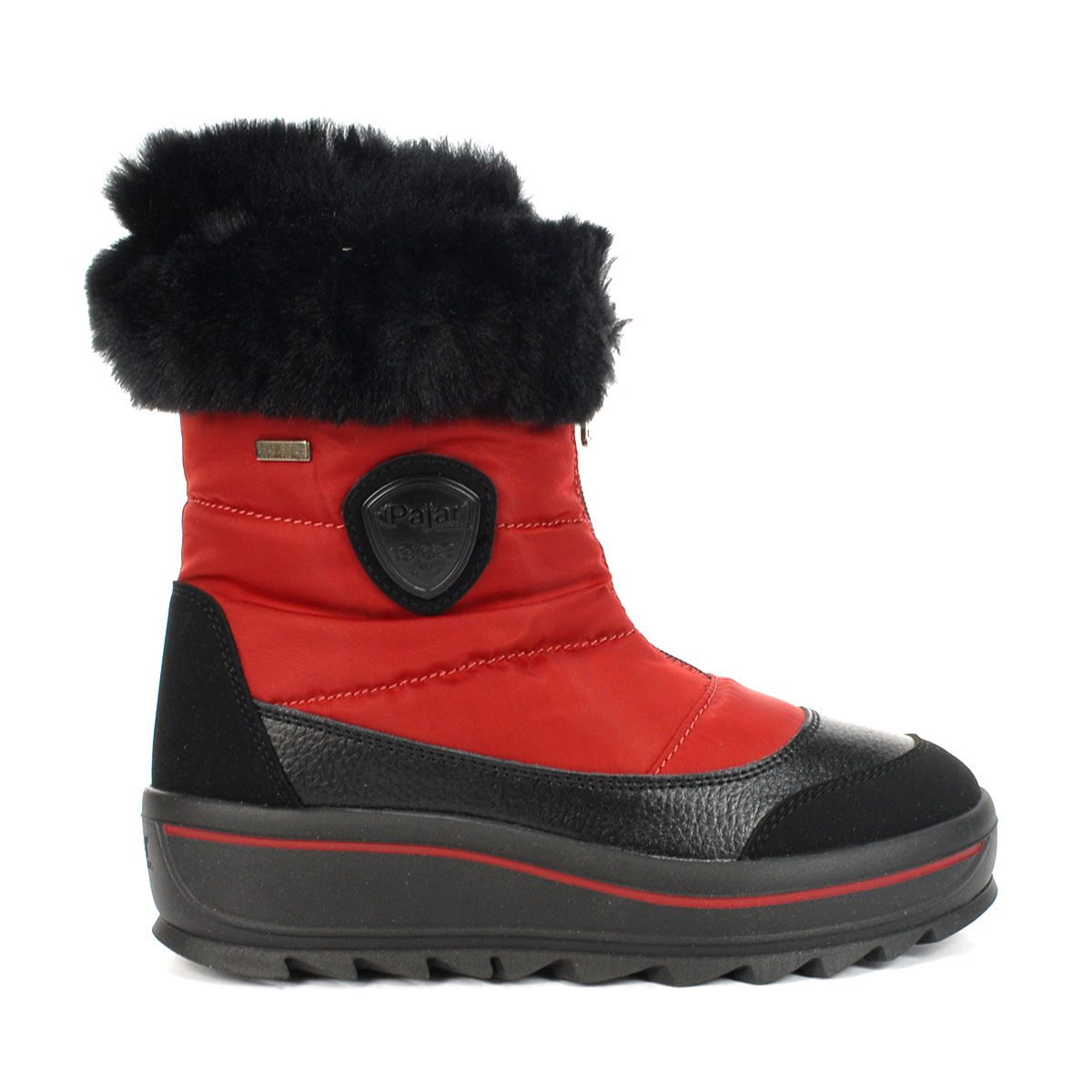 Pajar Women's Temoen Red Winter Boots - WOOKI.COM