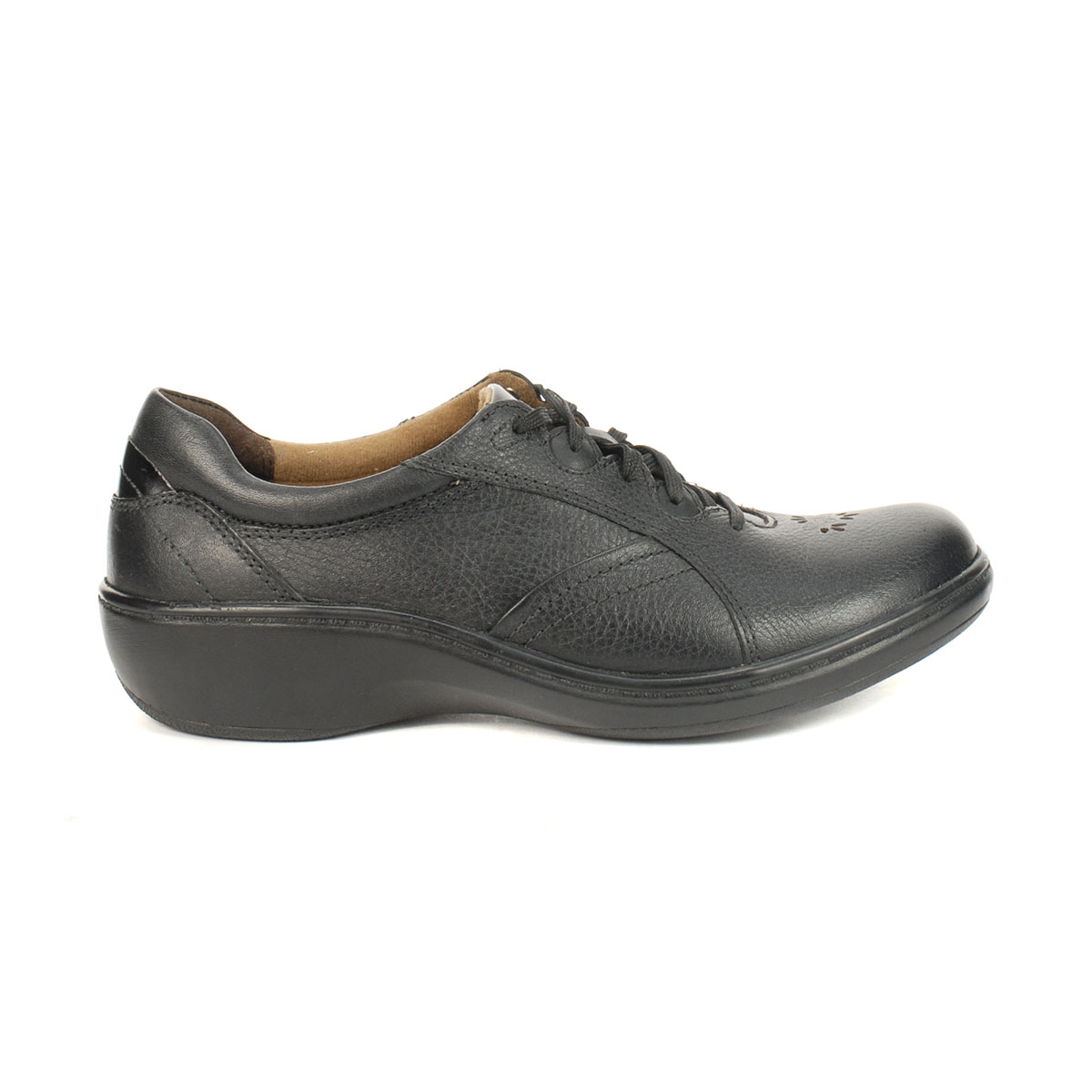 Aravon Women's Duxbury Delilah Black Leather Shoes AAG05BK