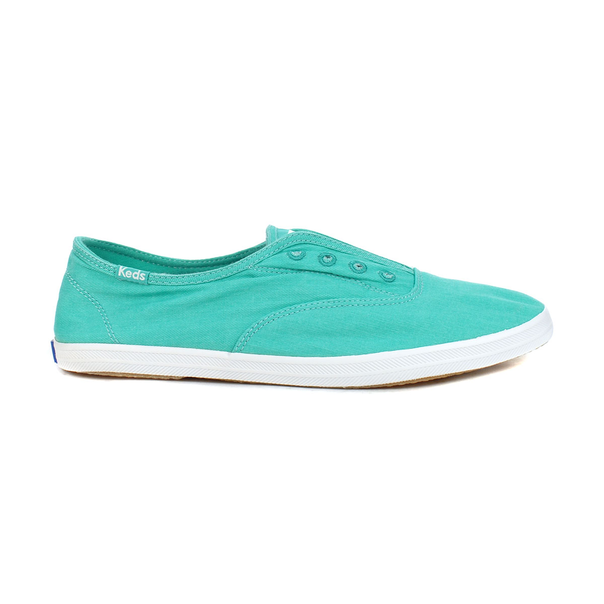 Keds Chillax Turquoise Neon Twill Slip-On Sneakers WF65906 - WOOKI.COM