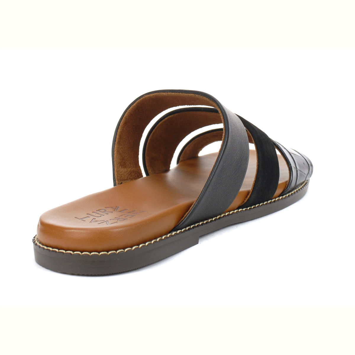 Naturalizer Barrett Wedge Sandals in Brown | Lyst