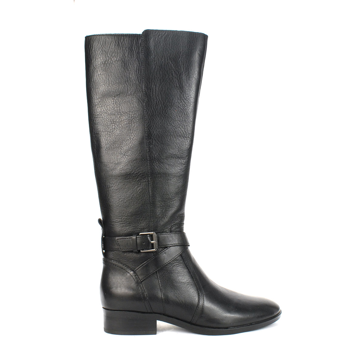 Naturalizer Rena Tall Wide Calf Black leather Boots - WOOKI.COM