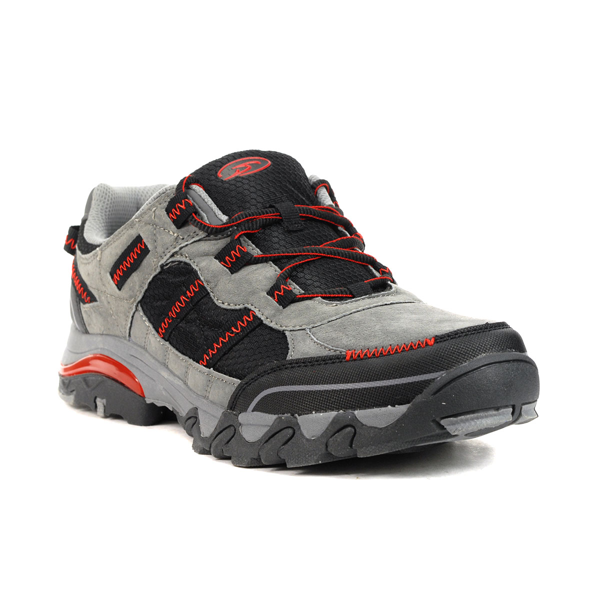 Dr. Scholl's Men's Canopy Black/Grey Suede Hiking Shoes - WOOKI.COM