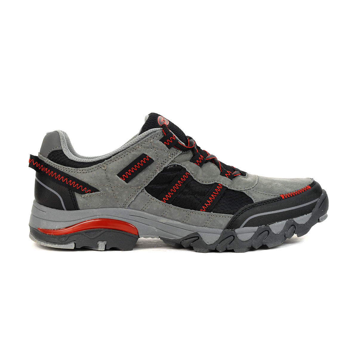 Dr. Scholl's Men's Canopy Black/Grey Suede Hiking Shoes - WOOKI.COM