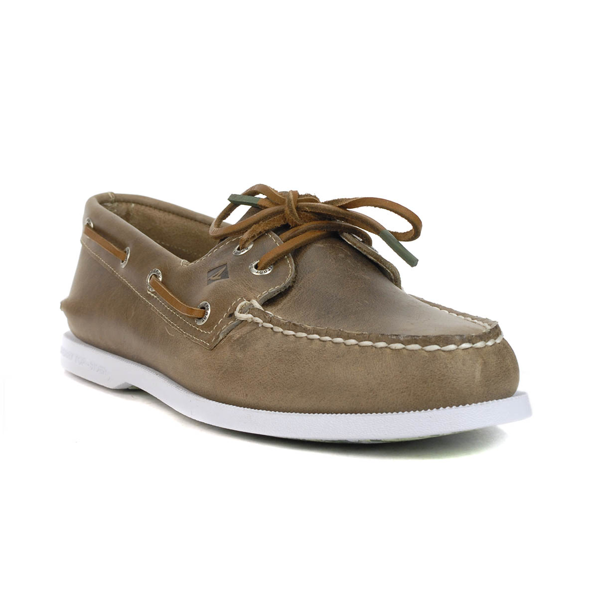Sperry Men's Authentic Original Taupe Boat Shoes STS23932 - WOOKI.COM