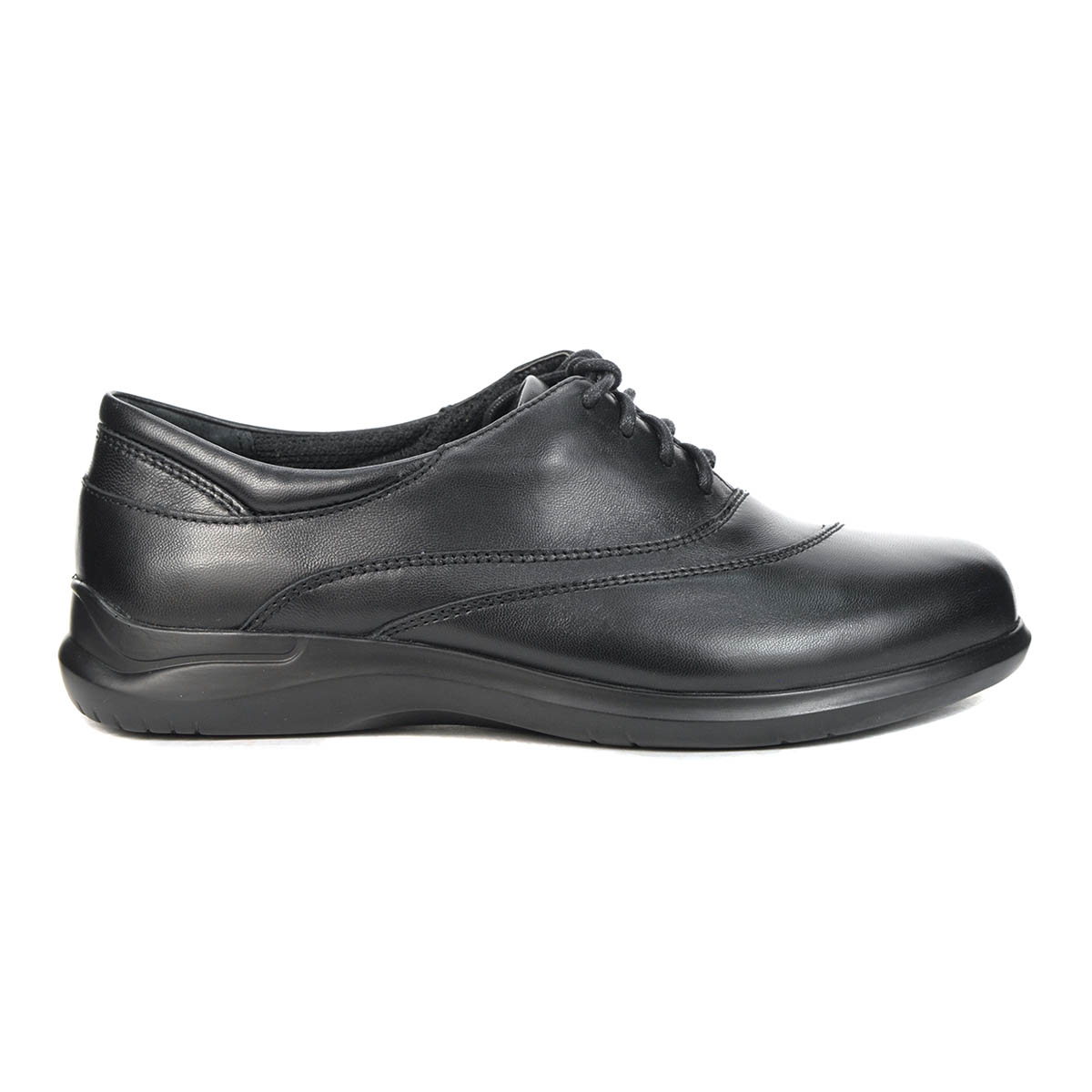 Aravon Women's Power Comfort Francesca Black Leather Shoes WEF16BK
