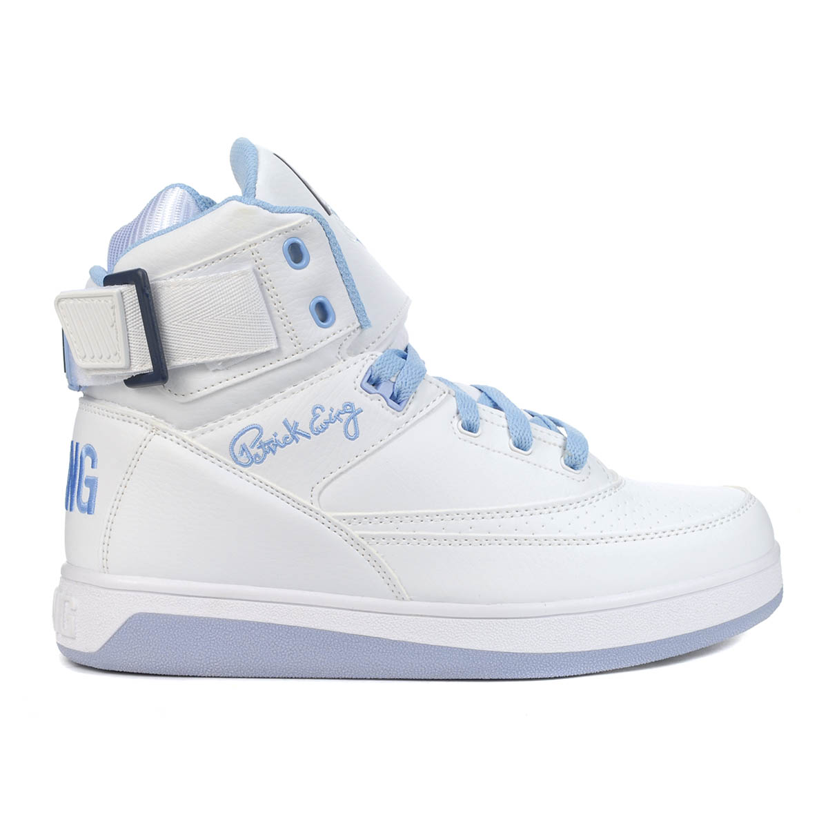 Patrick Ewing 33 HI x Orion White/Blue Bell Basketball Shoes - WOOKI.COM